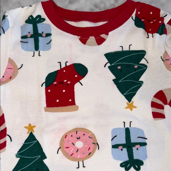 Carter's Holiday Pajama Set Bundle - Red and White 4T - Picture 4 of 14